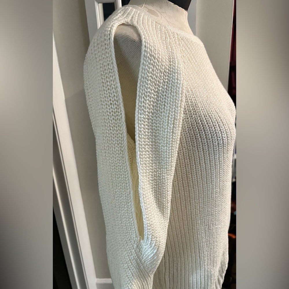 White Summer Sweater | Cutout Sweater | Open Back Sweater